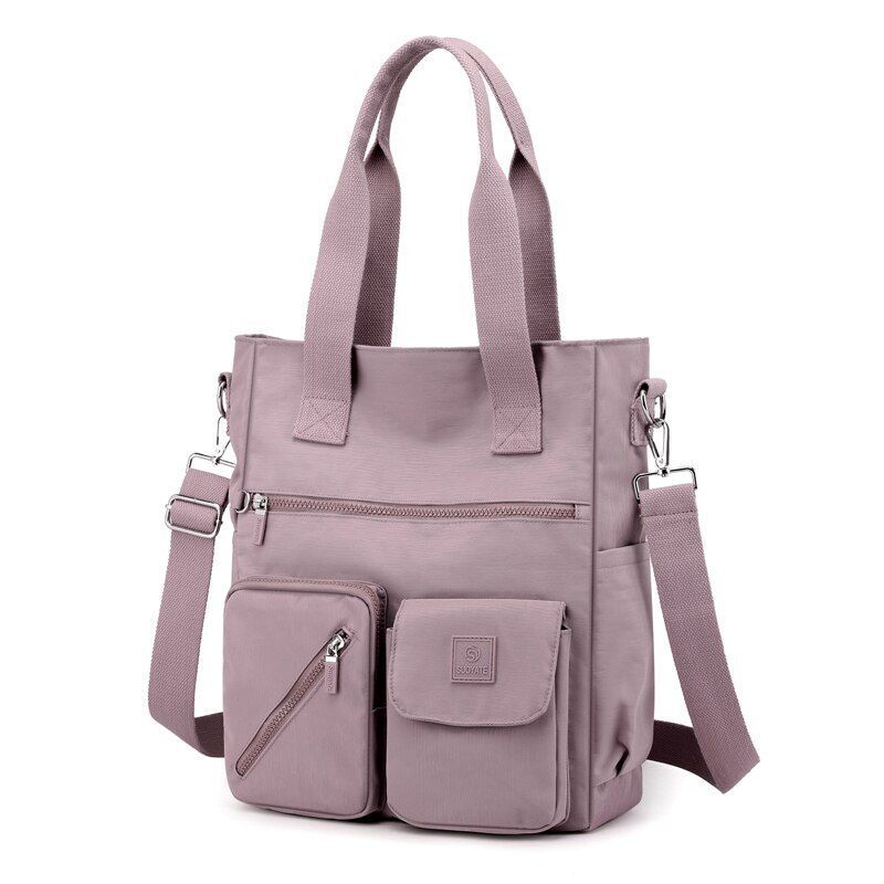 Waterproof Nylon Oxford Crossbody Bag Large Handbag Shoulder Purse 30*14*36 CM