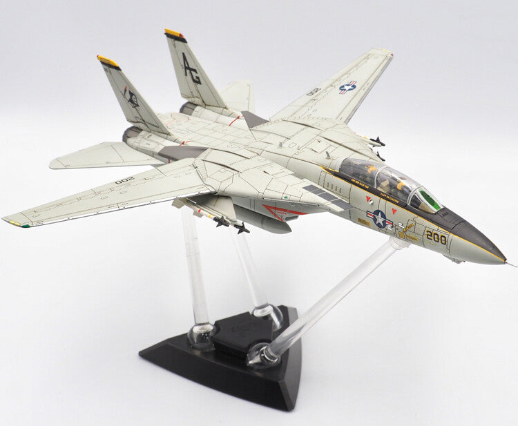 CW F-14A VF-142 Ghostriders squadron Weathering version 1/72 diecast model plane