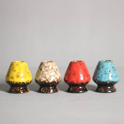Ceramic Chasen Holder|Bamboo Whisk Holder|Tea Accessories