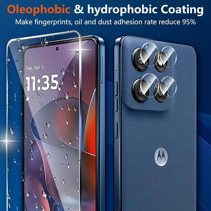 (3+2 Pack) Designed for Motorola Moto G Stylus 5G 2025 Tempered Glass Screen Pro