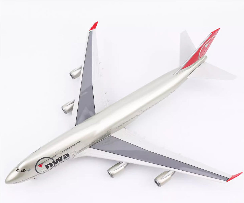 1:150 47CM NWA BOEING 747-400 Airplane Landing Gear Resin Aircraft Plane Model