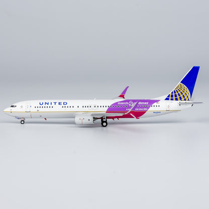 1:400 NG Model UNITED BOEING 737-900ER Passenger Airplane Diecast Aircraft Model