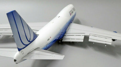 1:200 35CM JC Wings UNITED BOEING 747-400 Airplane Flap DownDiecast Plane Model
