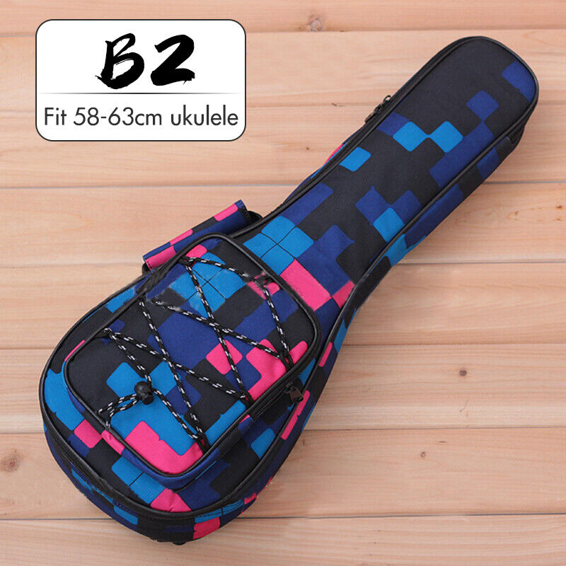 Waterproof Padded Ukulele Backpack Protective Storage Bag Mandolin Carry Case