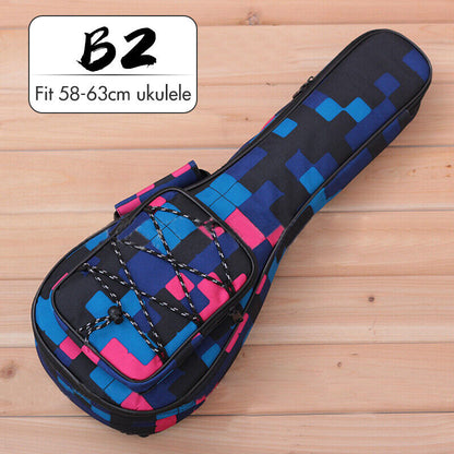 Waterproof Padded Ukulele Backpack Protective Storage Bag Mandolin Carry Case
