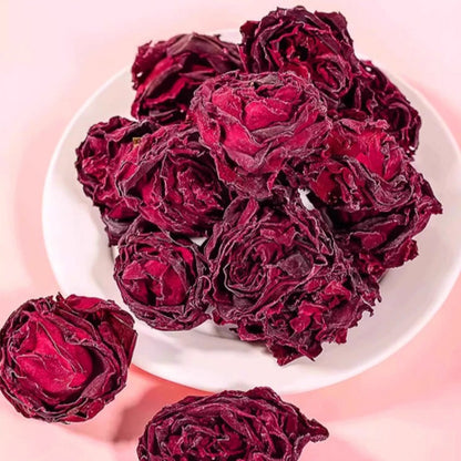50g Special Grade Ink Red Rose Flower Tea Premium Yunnan Beauty Tea Canned Tea