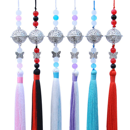 36 cm Palace Bell Tassel Crafts Car Pendant Costume Accessories Home Decor Multi