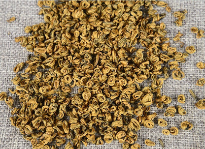 Yunnan Dianhong Golden BI LUO Chun Black TEA,China DianHong Thé,red pi lo tee