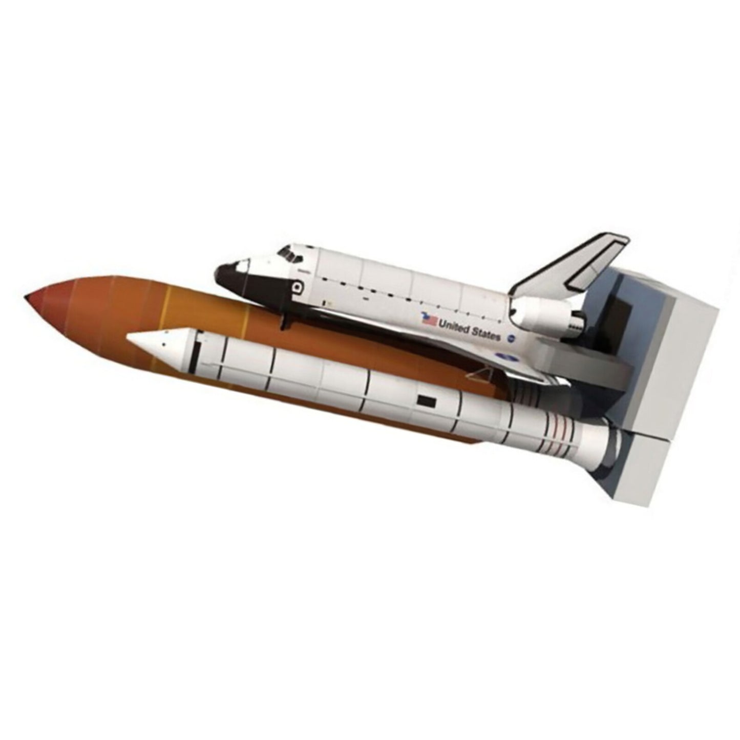 Paper Model 1: 150 Space Shuttle Atlantis Handmade Space Rocket DIY Craft Gift