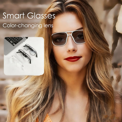 New Fashion Bluetooth Audio Smart Glasses Sunglasses Open Earbuds 2 Speakers