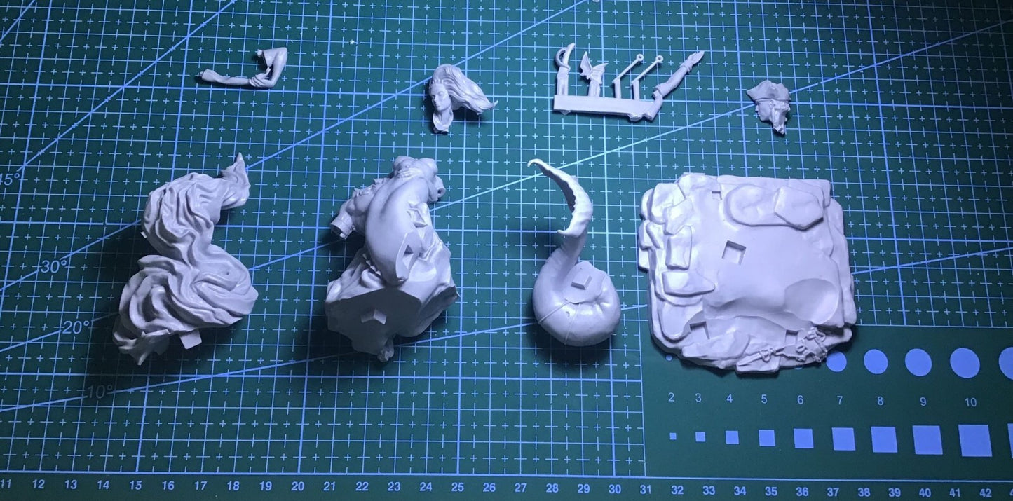 1/24 resin figures model Fantasy Pirates and Mermaids Unassembled unpainted