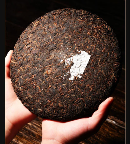 2008 Year Yunnan bing dao 10 chen Ancient Puer Tea Old Tree Ripe Puer Tea 357g