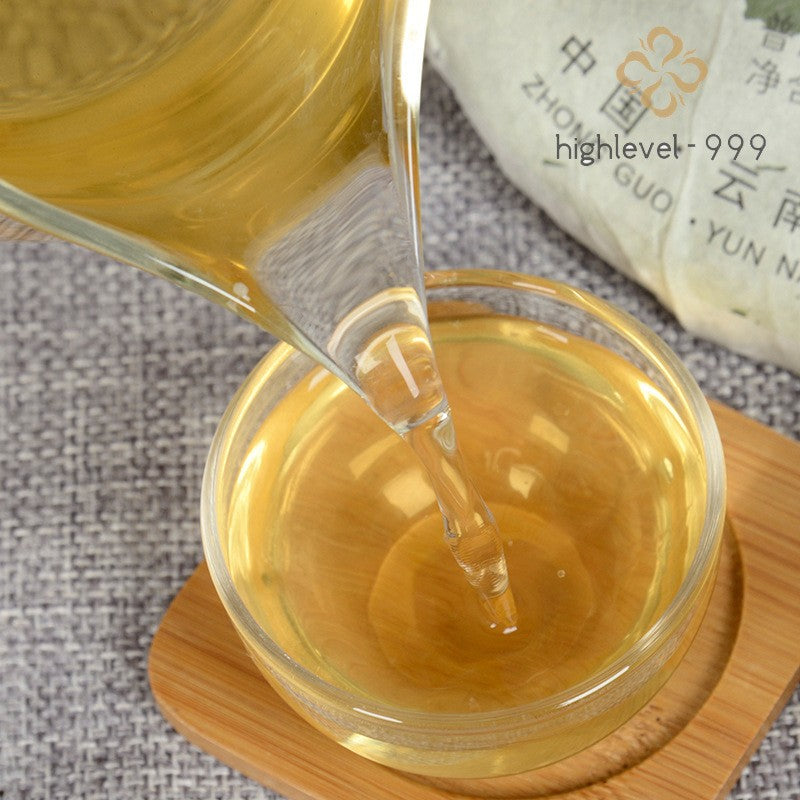 Pu'er Tea Raw Sheng Cha Cake 357g Unblended Ancient Tree Yunnan Qi Zi Bing