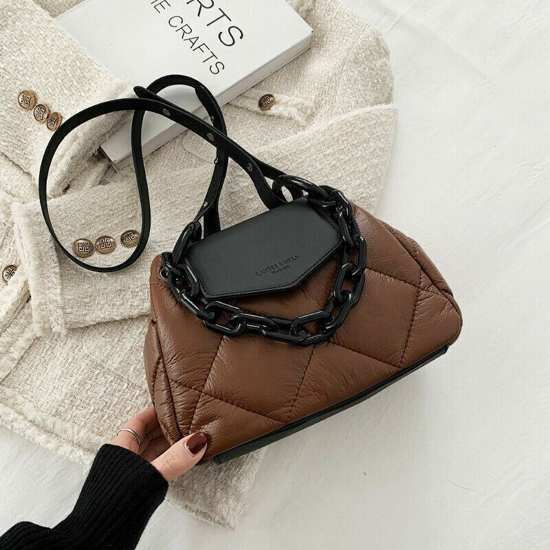 Tote Bag Leather Women's Handbag Chain Shoulder Crossbody Bags