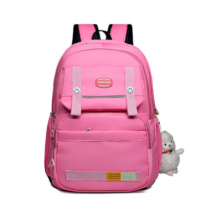 Girls' Schoolbag Middle School Students' Decompression Backpack