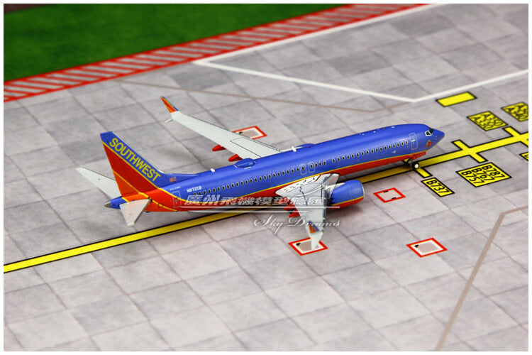 1:400 GeminiJets Southwest BOEING B737 MAX 8 Airplane Diecast Aircraft Model