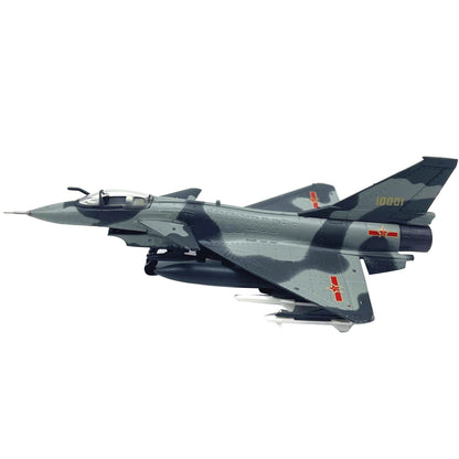11.5cm Alloy 1/144 Scale Chinese Air Force J-10 Vigorous Dragon Fighter Model
