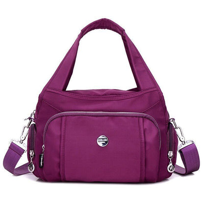 Nylon Large Messenger Bag Crossbody Handbag Waterproof Shoulder Bags 31*12*20 CM