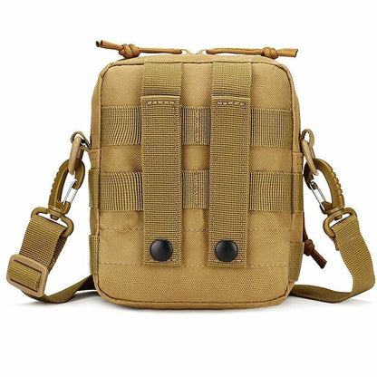 Tactical Pouch Shoulder Waist Bag Waterproof Nylon Multifunction Hunting Travel
