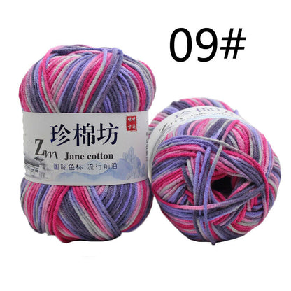 Hot Sale 50g Soft Crochet Yarn DIY Hand Milk Baby Cotton Knitting Wool Yarn