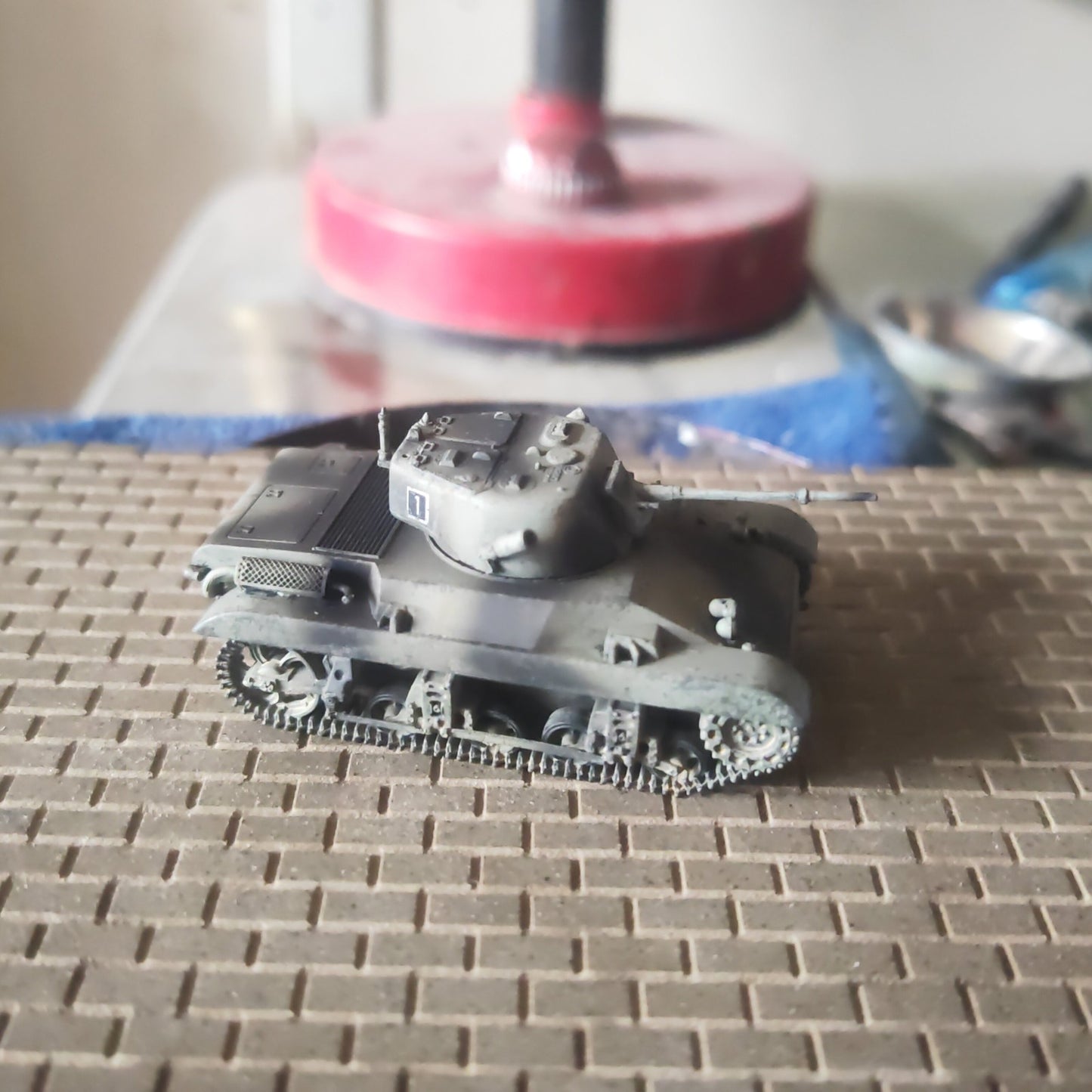 3D Printed 1/72 British M22 Airborne Tank Finished Product