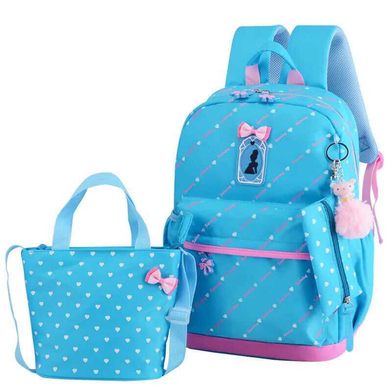 3pcs/set School Bag Backpacks Schoolbag Kids Children Girls Bag Student