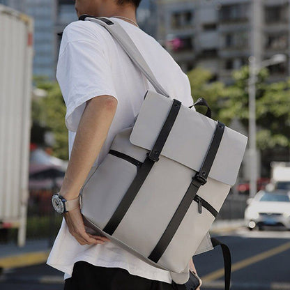 Backpack Waterproof Book Bag Traveling Rucksack Laptop Polyester Purse 26*30 CM