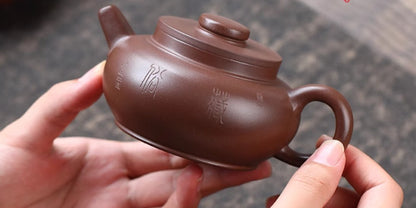 200cc chinese Yixing Handmade Zisha teapot Purple clay JuLun Gongfu hu Tea pot