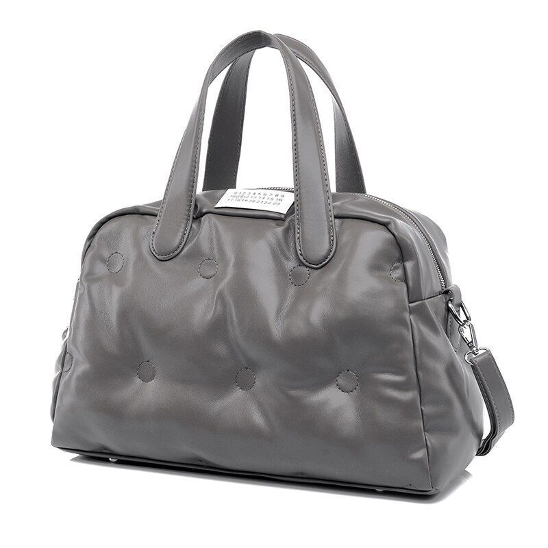 Retro Women's Shoulder Padded Bag Luxury Handbags Shopper Square Bags Polyester