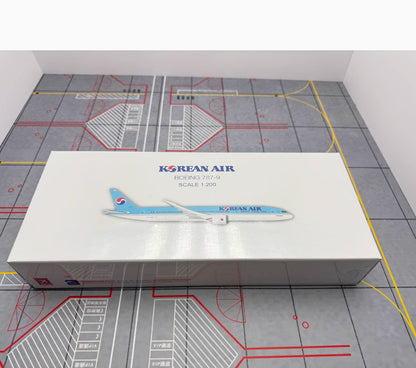 1:200 32CM Hogan KOREAN AIR BOEING 787-9 Aircraft ABS Plastic Airplane Model