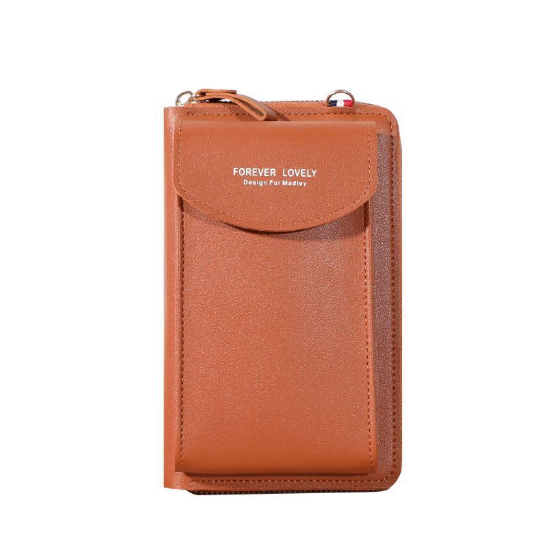 Wallet Shoulder Mini Synthetic Leather Bag Straps Phone Big Card Holders Handbag