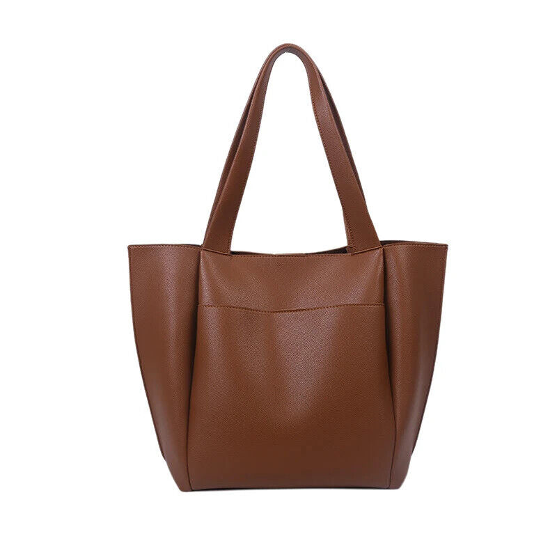 Woman Shopper Handbags Single Shoulder Bag with Outer Pocket