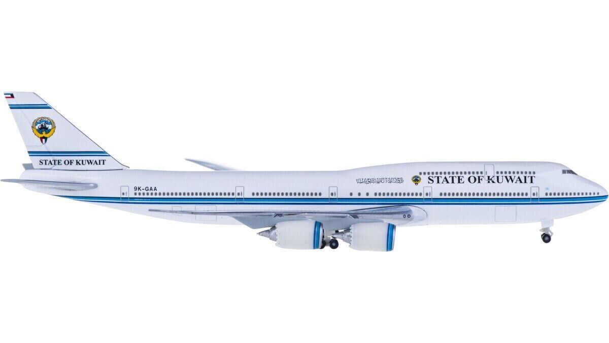 1:500 Hogan STATE OF KUWAIT BOEING 747-8 Passenger Aircraft Diecast Plane Model