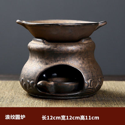 Coarse Pottery Tea Oven Incense Burner Tea Awakening Ceramic Incense Burner