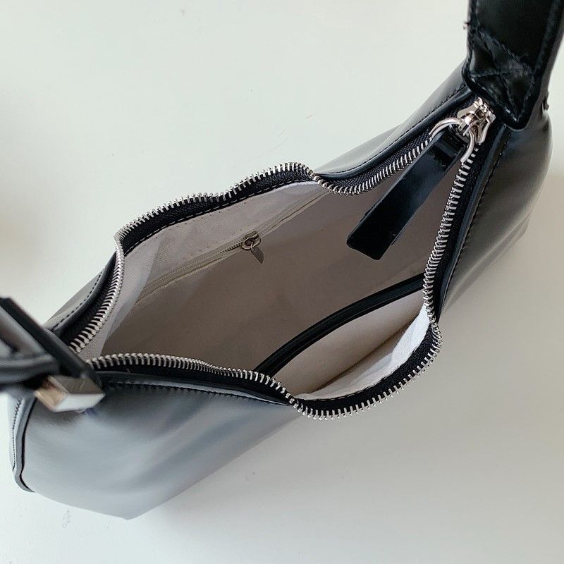 Bag Zipper Small Handbags Fashion Shoulder Bag Synthetic Leather Casual Hobos