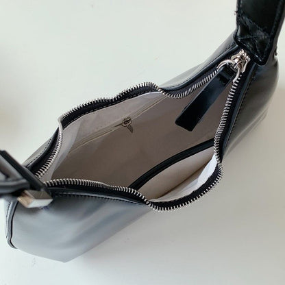 Bag Zipper Small Handbags Fashion Shoulder Bag Synthetic Leather Casual Hobos