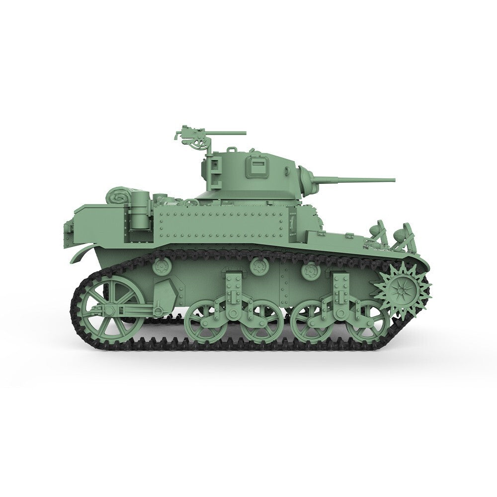 SSMODEL SS144505 1/144 Military Model Kit US M3A1 Stuart Light Tank