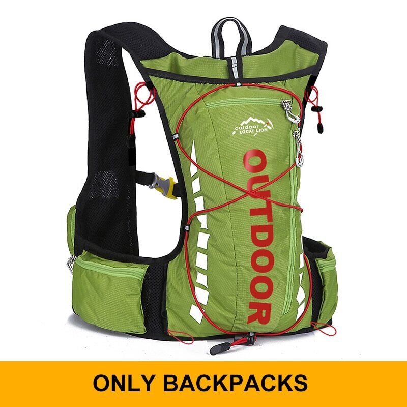 Cycling Backpack Men Women Nylon Bag Hiking Camping 250ml 1.5L Water Bag