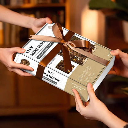 DIY Mini Book House Model Creative Home Decor