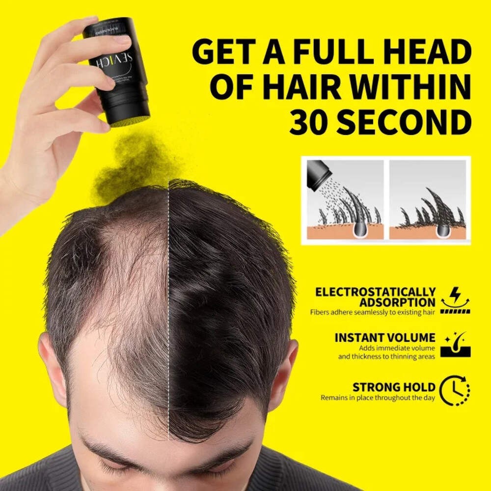 Keratin Hair Fibers Instant Thickening Powder