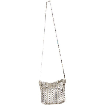 Luxury Bag Metal Sequins Chain Woven Bag Clutch Shoulder Handbag Bag 19*11*1 CM