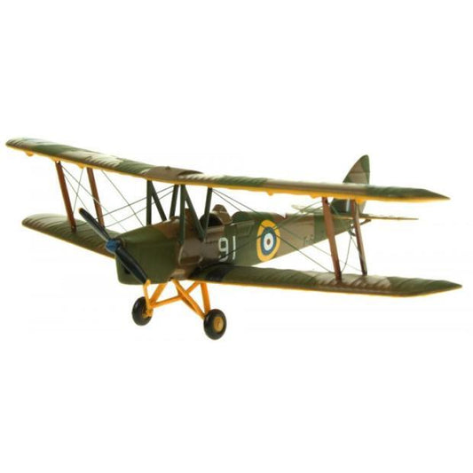 AV72 DH82A TIGER MOTH RAF TRAINER T-6818 1/72 diecast plane model aircraft