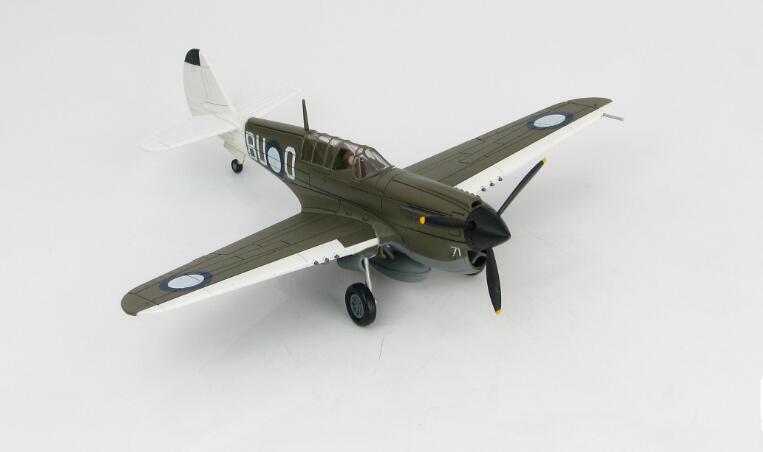 HM P-40N Angry Bee BU-O Lt. Ken Goldring 80 Squadron 1/72 diecast plane model