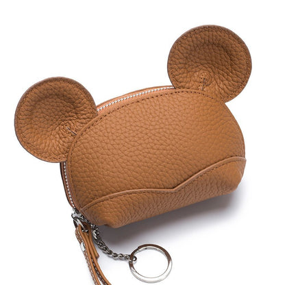 Women Wallets Genuine Leather Purses Small Cowhide Money Bags Coin Card Holders