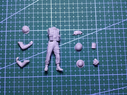 1/35 resin figures model British PDR Crew 5 soldiers Unassembled Unpainted