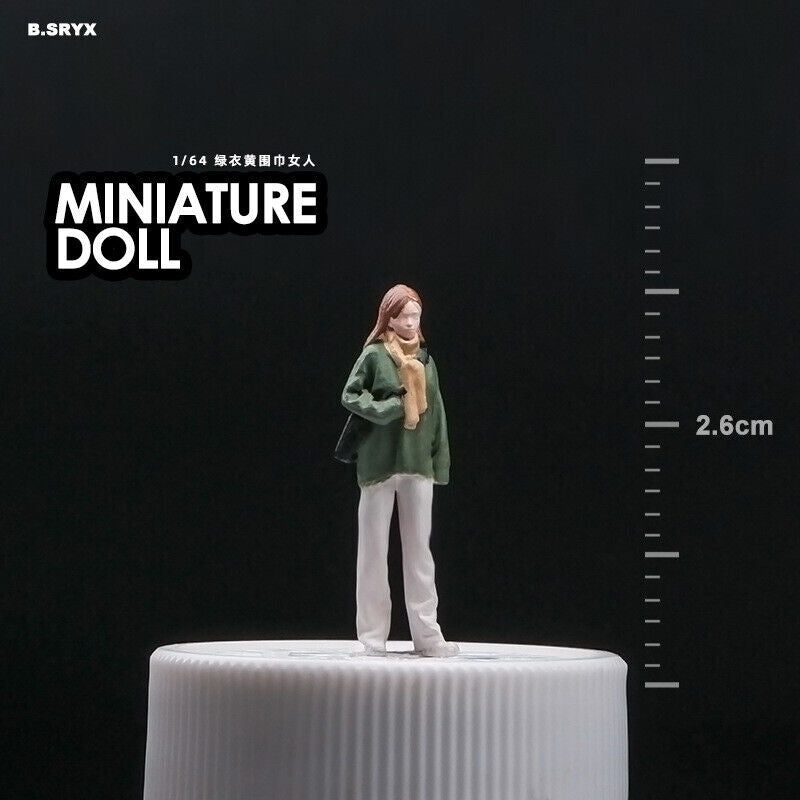 City Street Person Doll Scene Prop Model 1/64 Figure Model For Model Car