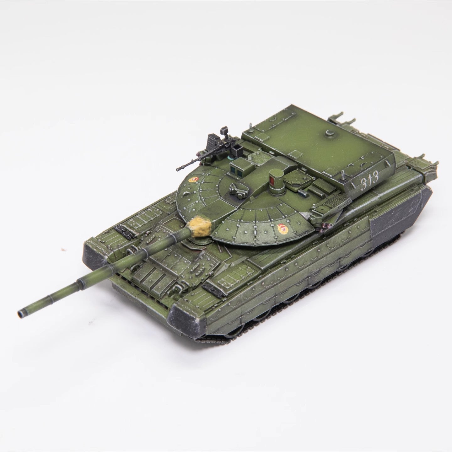 AM1/72 Russian 640 Blackhawk Tank Alloy Core Magnetic Gun Barrel Finished Model