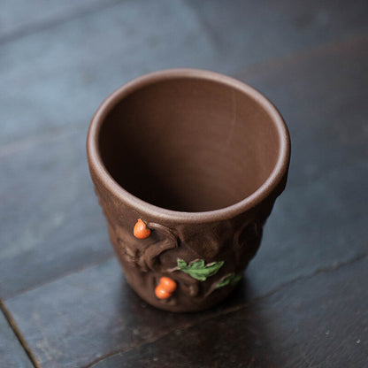 Handmade Tea Cup 80ml Yixing Zisha Purple Clay Kungfu Teacup Creative Master Cup