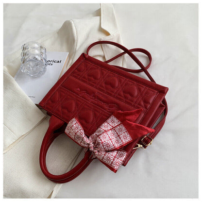 Women Lady Leather Handbags Shoulder Messenger Satchel Tote Crossbody Bags Purse