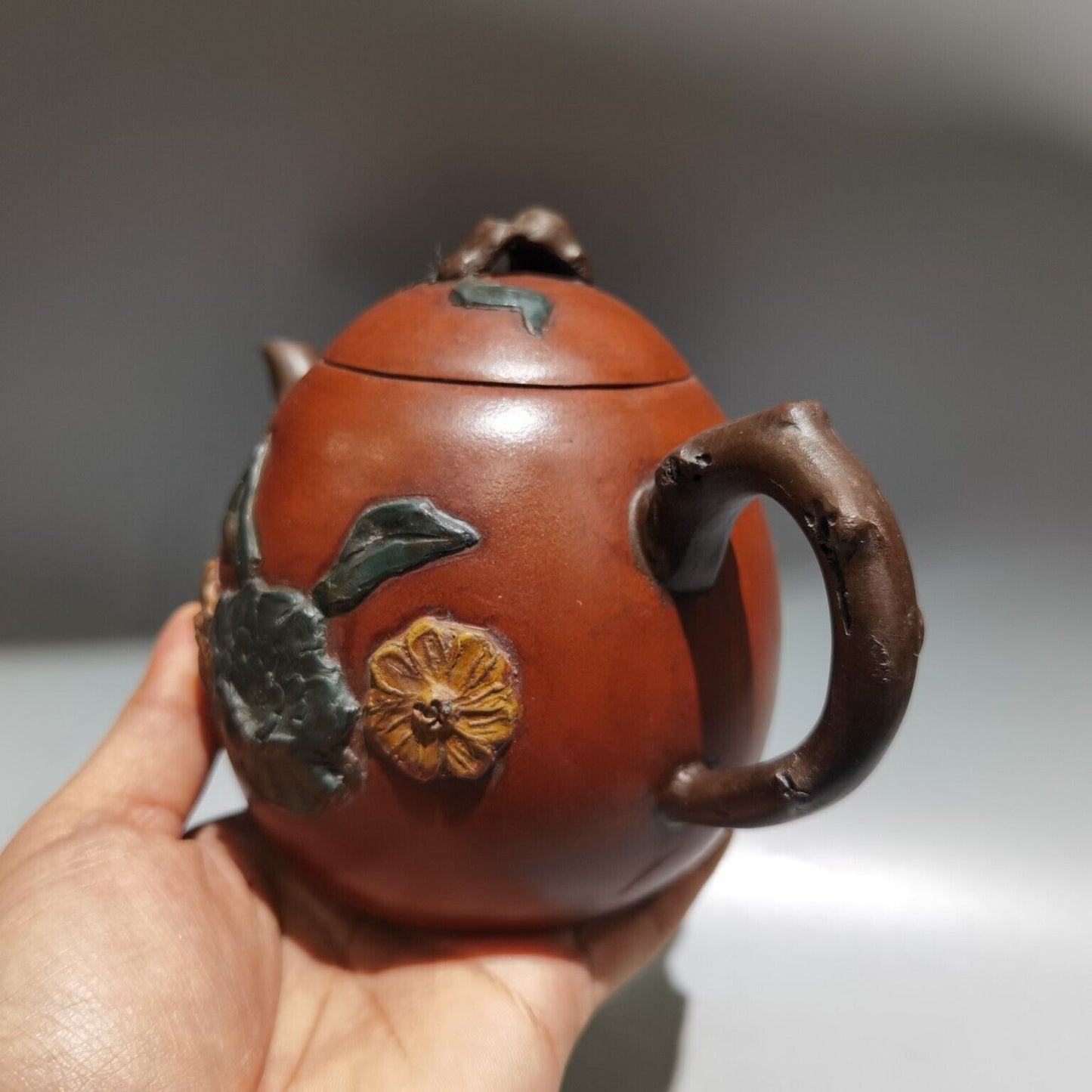 Vintage Chinese Yixing Purple Clay Teapot Zisha Ceremony Exquisite Tea Set Rare